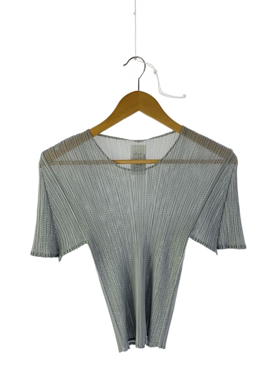 【中古】PLEATS PLEASE ISSEY MIYAKE◆プルオーバー/3/ポリエステル/BLU/PP06-JK604//【レディースお召しもの】