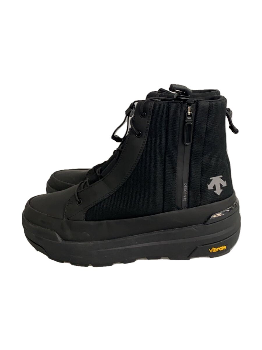 【中古】DESCENTE◆ALLTERRAIN DTRACE LU HI AGAT/ブーツ/27糎/BLK/DU4FBT01UZ【シューズ】