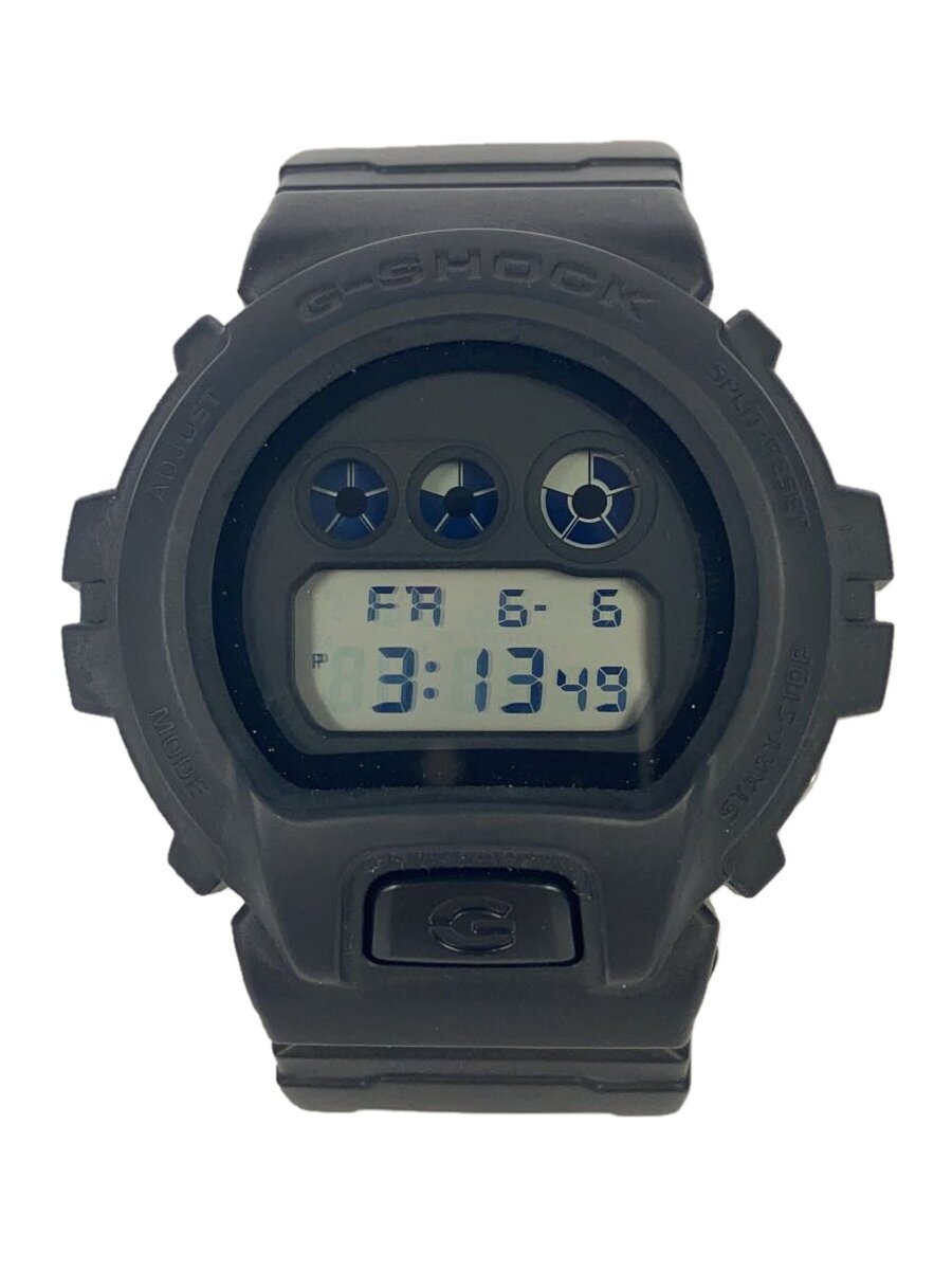 【中古】CASIO◆石英ウオッチ/アナログ/なめし革/BLK/【服飾雑貨他】