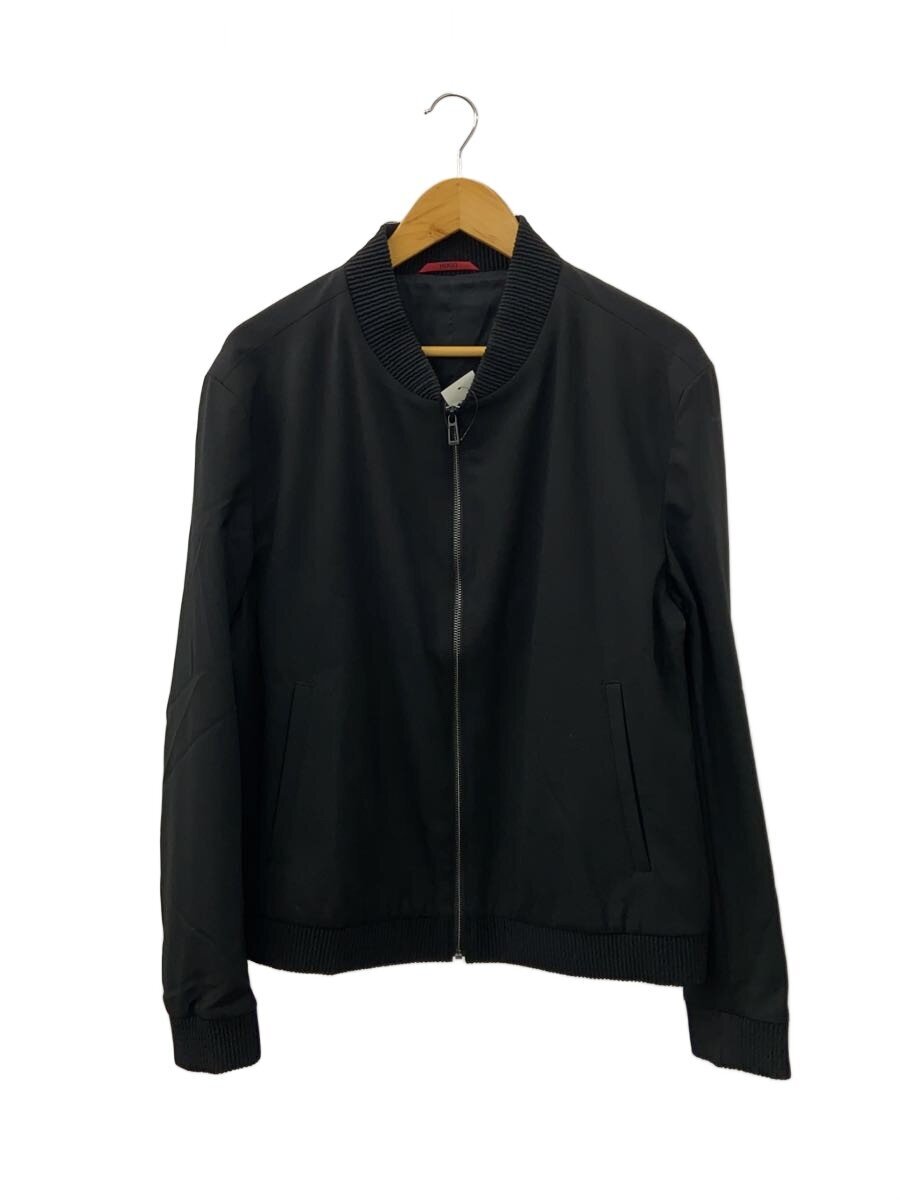 【中古】HUGO BOSS◆スーパーフレックスコットンエクストラスリムフィットボンバージャケット/50/ポリエステル/ブラック//【メンズウェア】|2nd STREET 店