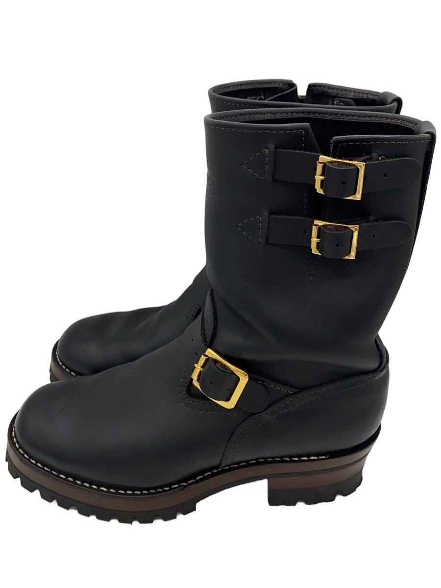 【中古】WESCO◆boss/ローラーバックルカスタム/ダブルソールエンジニアブーツ/--/BLK/レザー/ソールf/【シューズ】|2nd STREET 店