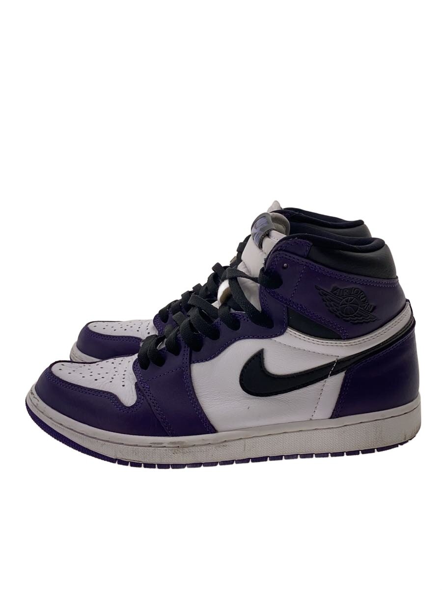 【中古】NIKE◆AIR JORDAN 1 RETRO HIGH OG/27.5cm/PUP【シューズ】｜2ｎｄ STREET 店