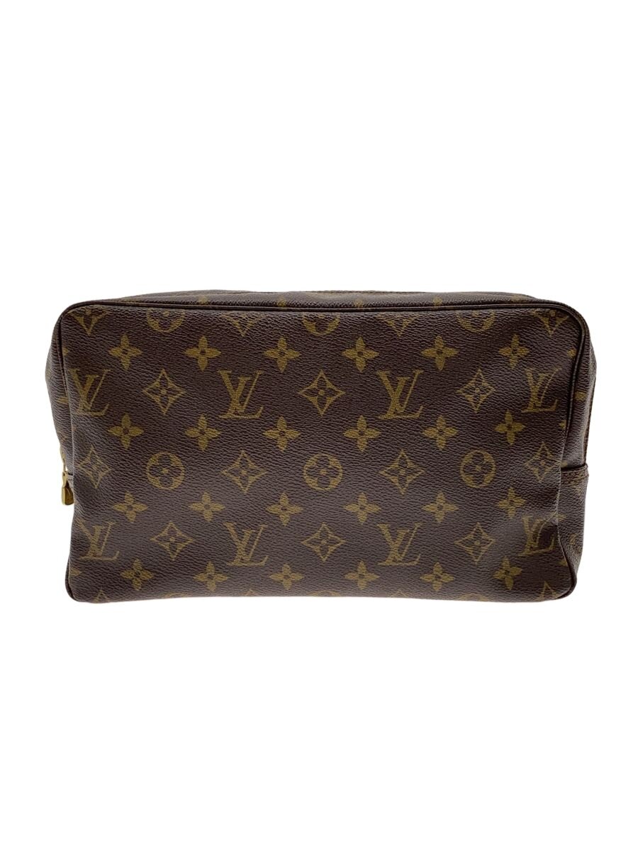 【中古】LOUIS VUITTON◆トゥルース・トワレット28_モノグラム・帆布/PVC/BRW//【御徒面子】