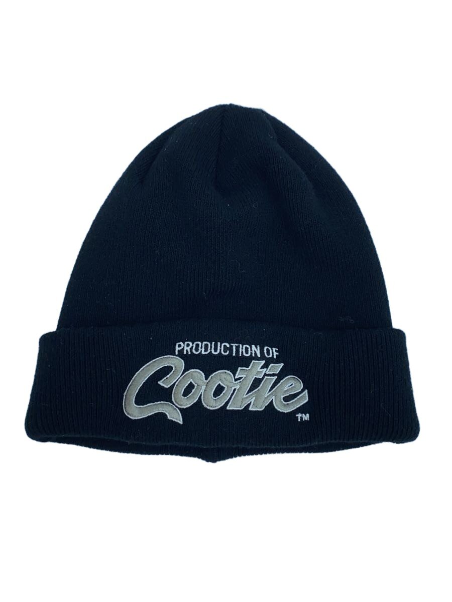 【中古】COOTIE◆編み物旗がしら/--/綿織物/BLK/メンズ【服飾雑貨他】