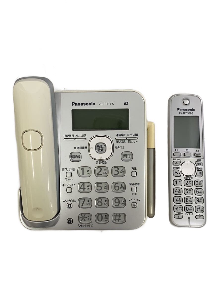 【中古】Panasonic◆電話機 VE-GD78DL-W [パールホワイト]【家電・ビジュアル・オーディオ】｜2ｎｄ STREET 店
