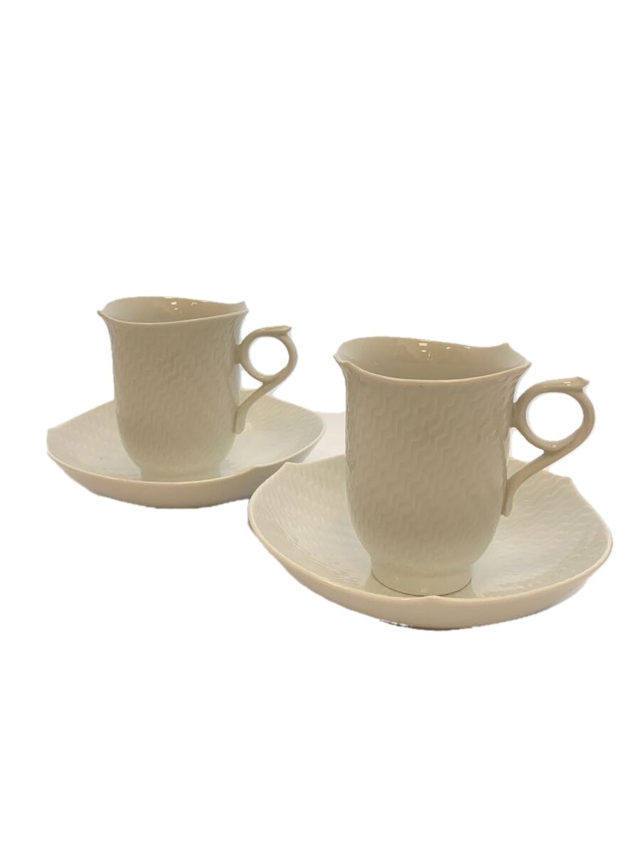 【中古】Meissen◆優勝杯\u0026平円盤/2点仕掛ける/WHT/波の戯れ【御厨子所備品】