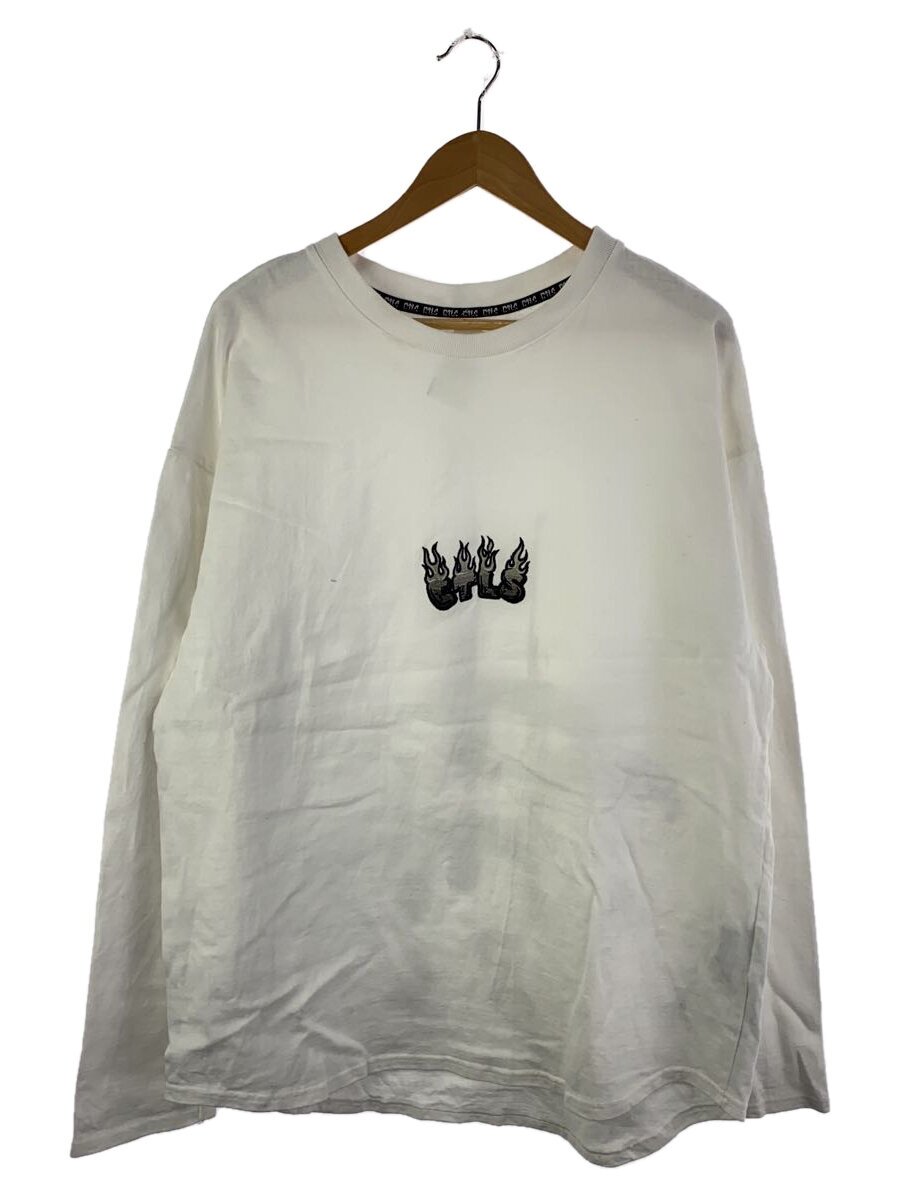 【中古】CVTVLIST◆長袖Tシャツ/0/コットン/ホワイト【メンズウェア】|2nd STREET 店
