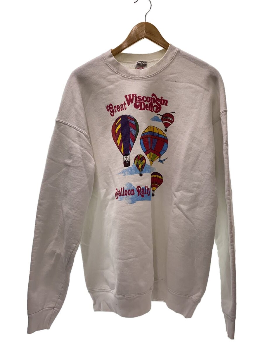 【中古】FRUIT OF THE LOOM◆90S/スウェット/XXL/コットン/WHT/プリント【メンズウェア】｜2ｎｄ STREET 店