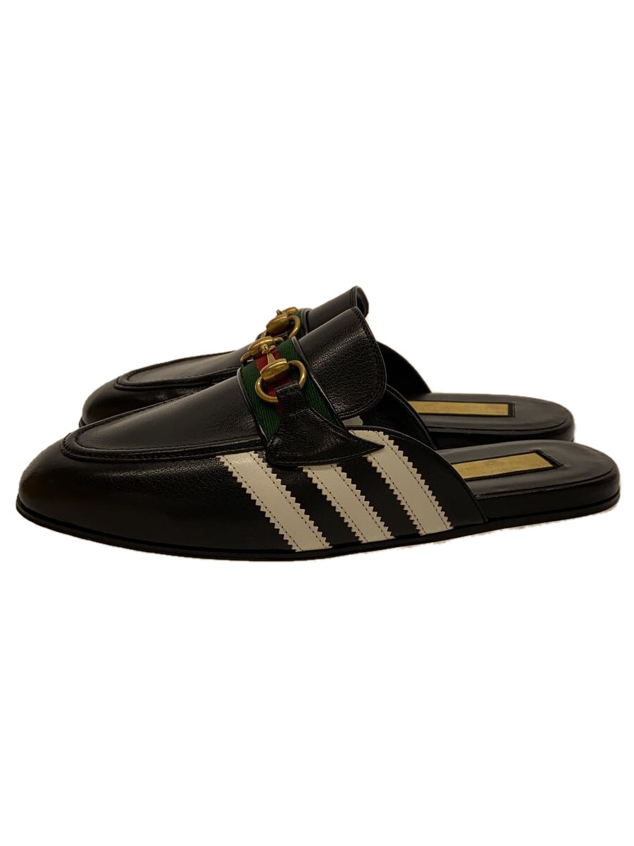 【中古】GUCCI◆シューズ/UK7/ブラック/レザー/スリーライン/ホースビット/ミュール/グッチ//【シューズ】｜2ｎｄ STREET 店 32,604円