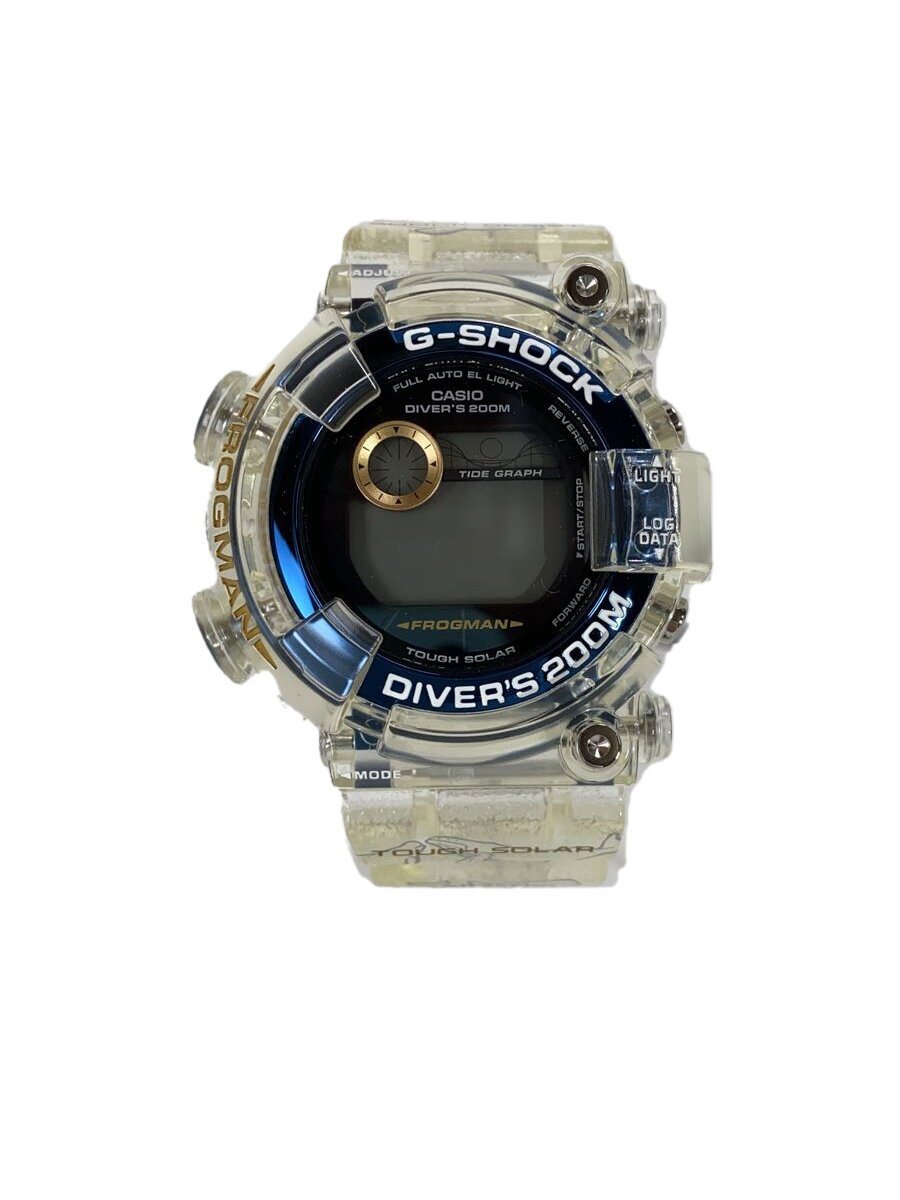 【中古】CASIO◆ソーラーウォッチ・G-SHOCK/デジタル/BLK/CLR【服飾雑貨他】