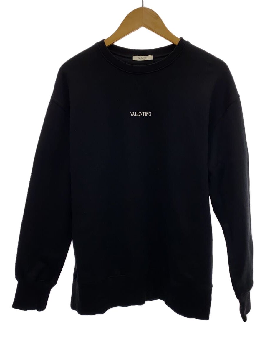 【中古】VALENTINO◆スウェット/M/コットン/BLK/WV3MF18W7GF【メンズウェア】|2nd STREET 店