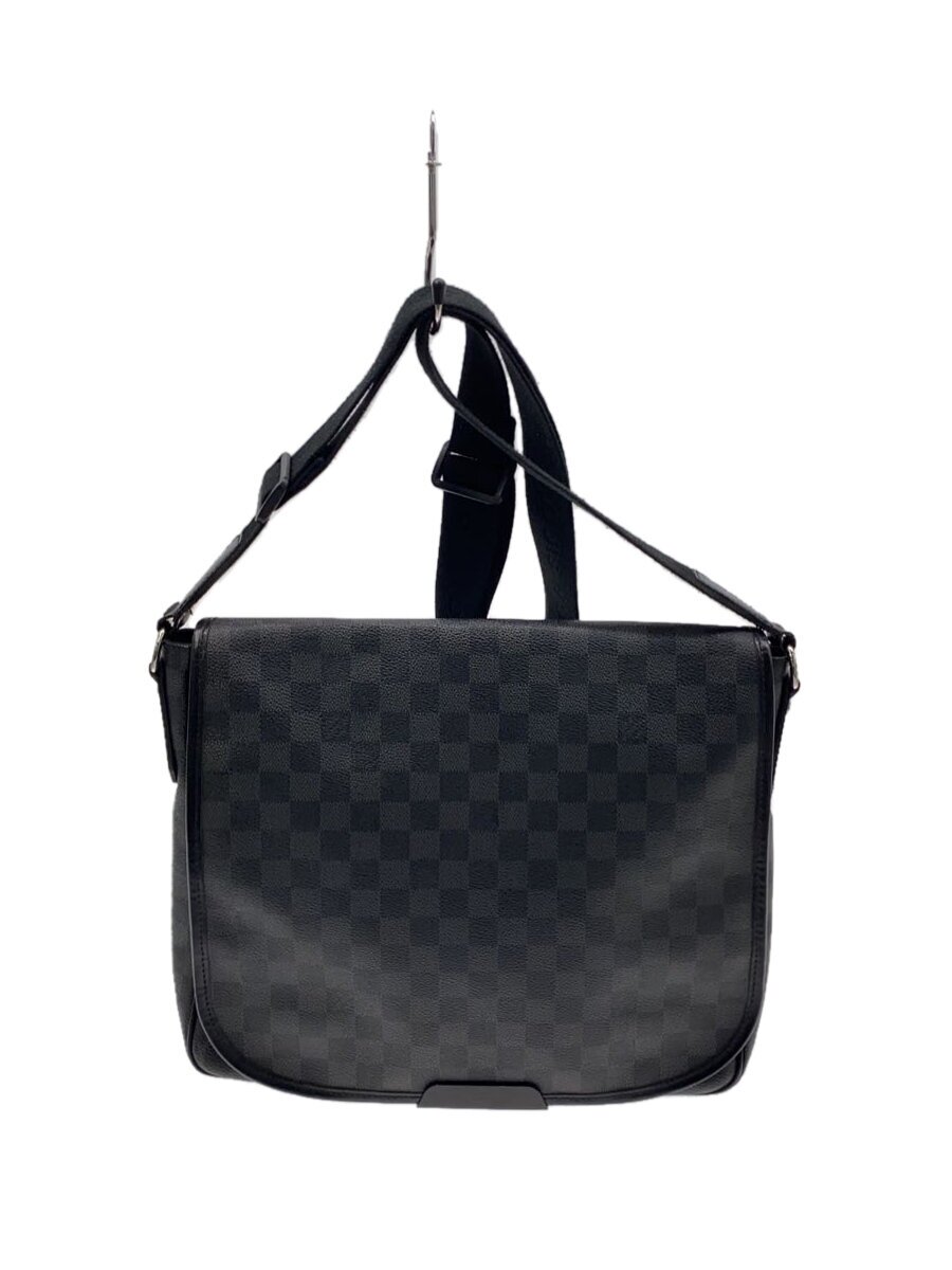 【中古】LOUIS VUITTON◆ダニエルMM_ダミエ・グラフィット_BLK/PVC/BLK//【御徒面子】