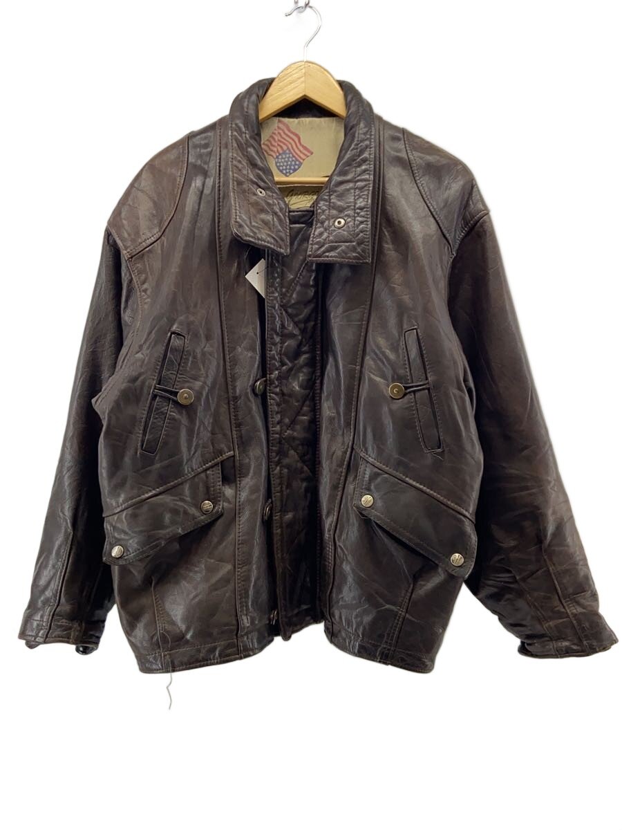 【中古】レザージャケット・ブルゾン/--/牛革/BRW【メンズウェア】｜2ｎｄ STREET 店