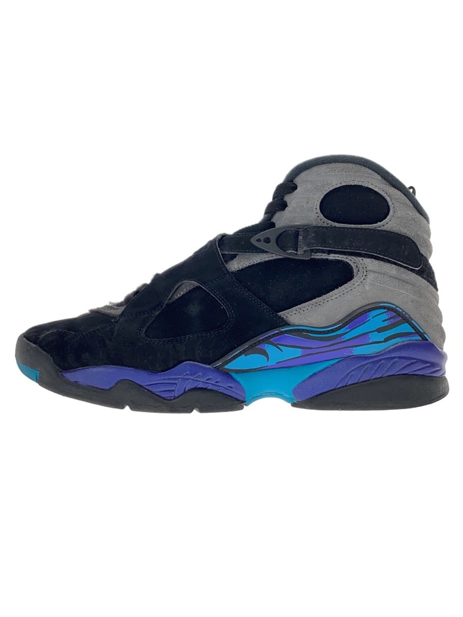 【中古】NIKE◆AIR JORDAN 8 RETRO/エアジョーダンレトロ/黒いこと/305381-006/28.5珊/BLK/【シューズ】
