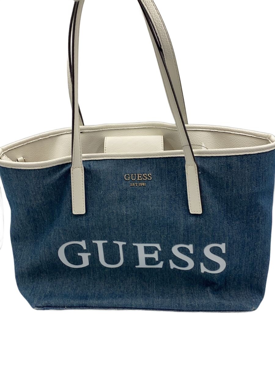 【中古】GUESS◆御徒面子/--/NVY/無地【御徒面子】