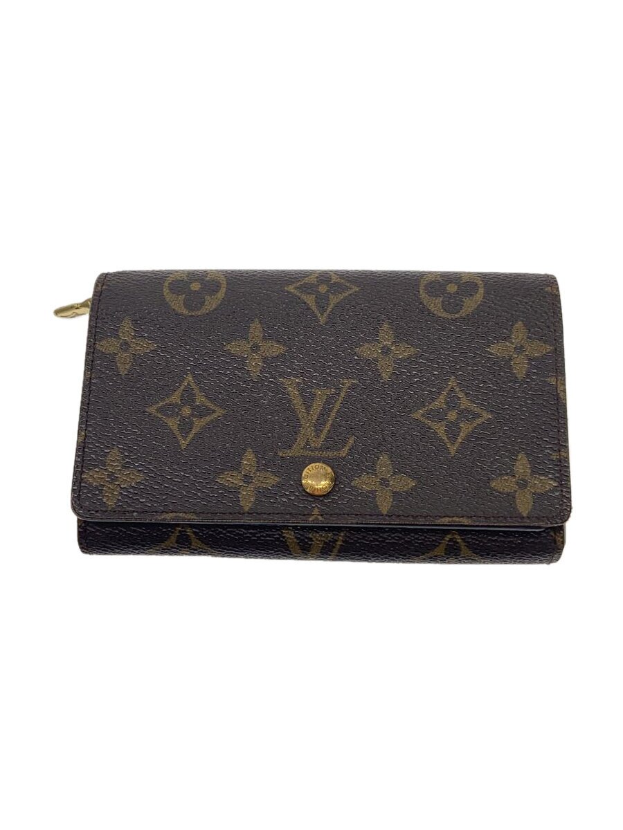 【中古】LOUIS VUITTON◆長紙入れ[仕入]/--/BRW/モノグラム/メンズ/M61736【服飾雑貨他】