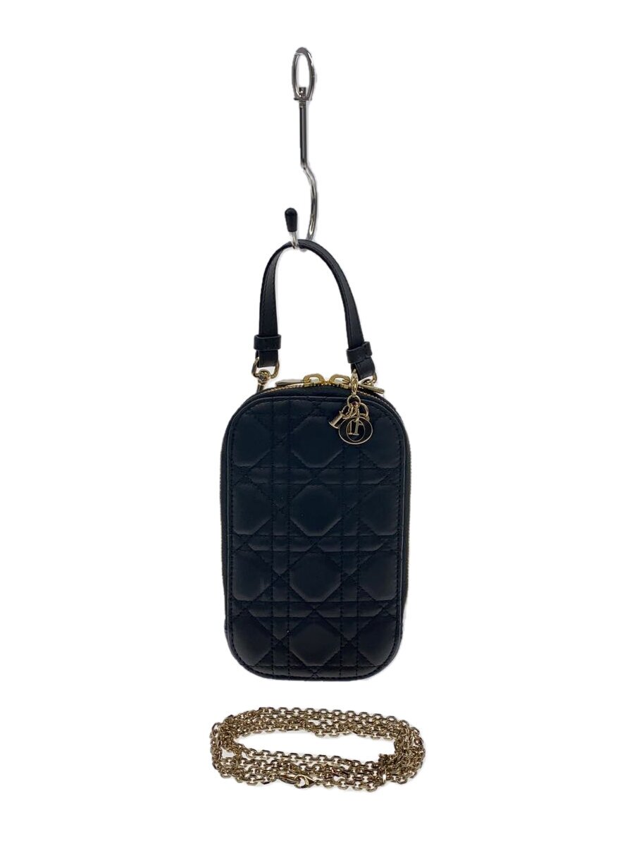 【中古】Christian Dior◆Lady Dior Call in Dior/フォンホルダー/ショルダーバッグ/ブラック/S0872ONMJ/【バッグ】｜2ｎｄ STREET 店