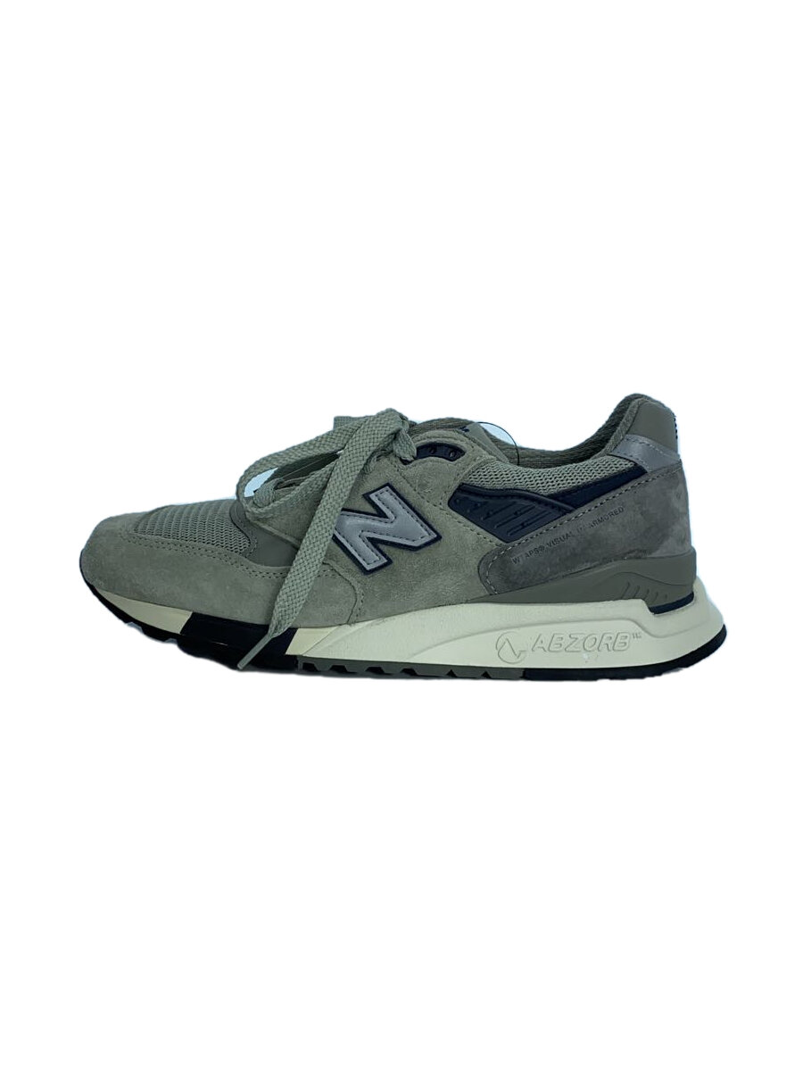 【中古】NEW BALANCE◆USA製/ローカットスニーカー/25.5珊/薄墨色/U998WT//【シューズ】