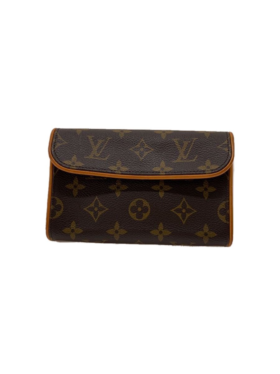 【中古】LOUIS VUITTON◆ポシェット・フロランティーヌ_モノグラム・帆布_BRW/PVC/BRW//【御徒面子】