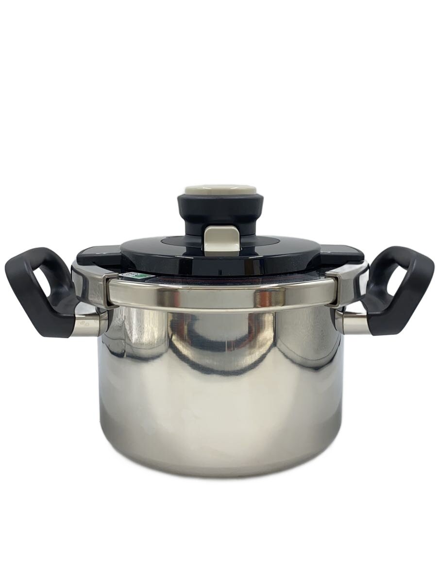 【中古】T-fal◆圧力鍋/容量:4L/SLV/P4310431【キッチン用品】