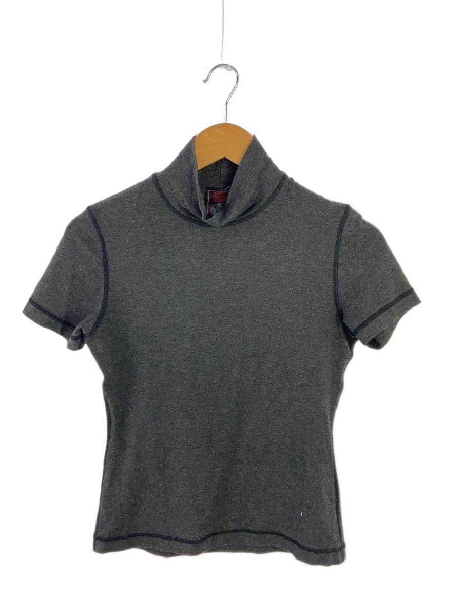 【中古】Jean Paul GAULTIER CLASSIQUE◆半袖カットソー/--/ポリエステル/薄墨色/395862【レディース御召しもの】