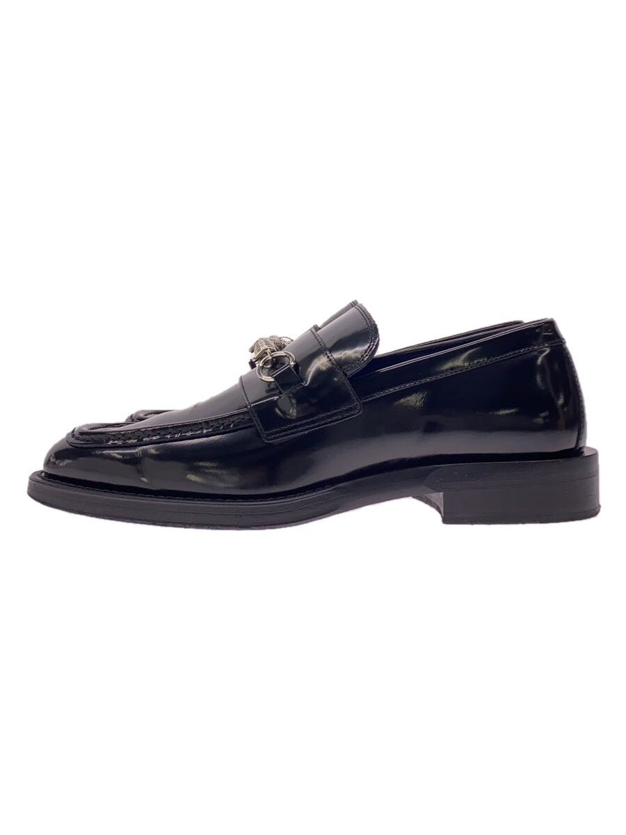 【中古】BURBERRY◆置き目毛革/41/BLK/なめし革【シューズ】