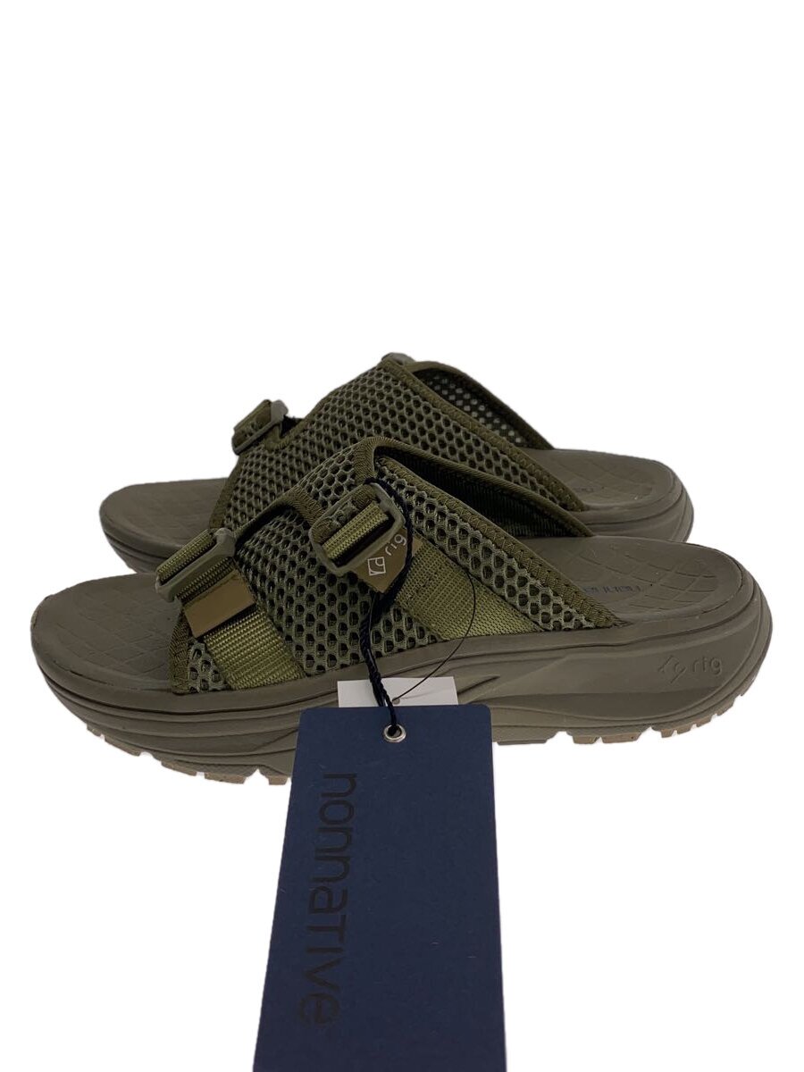 【中古】nonnative◆bawaka/サンダル/23糎/カーキ/nn-f4256【シューズ】