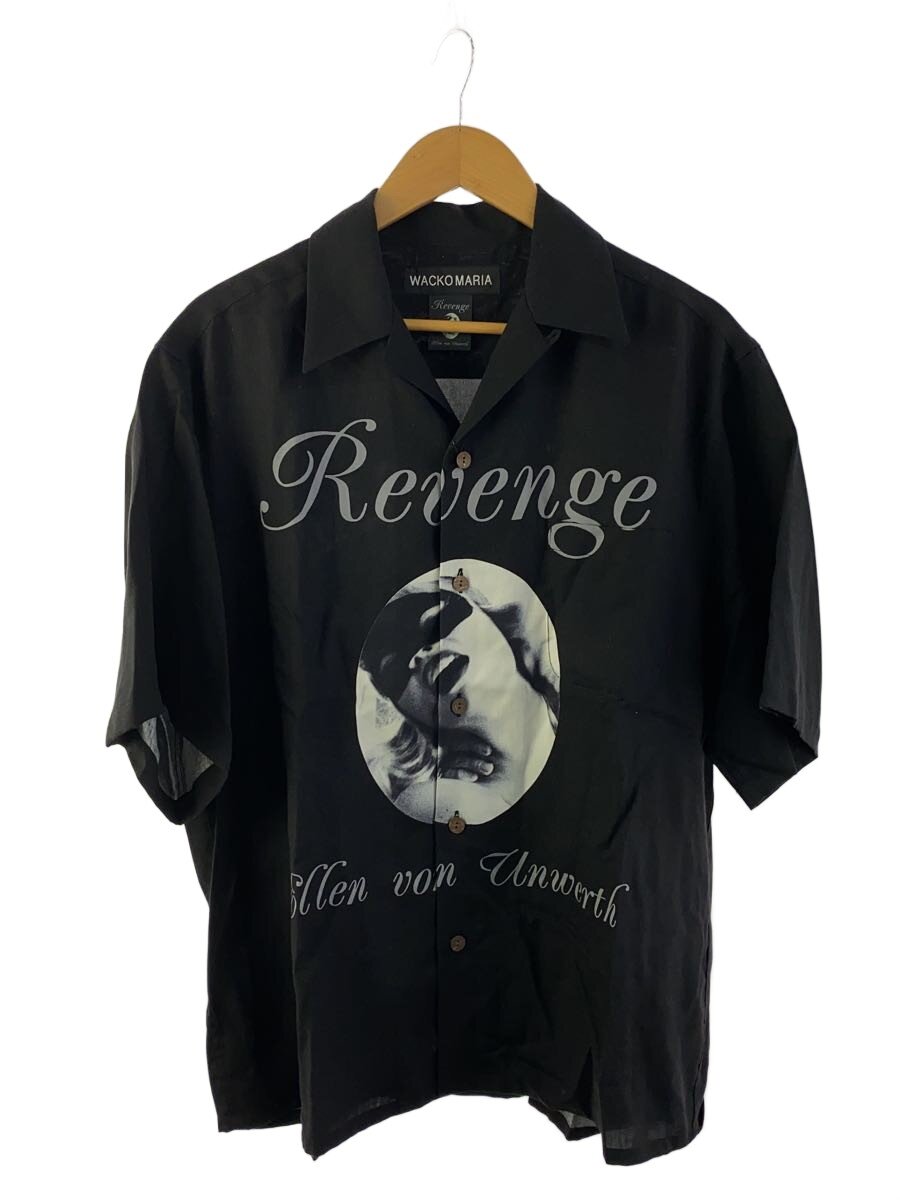 【中古】WACKO MARIA◆半袖シャツ/M/--/BLK【メンズウェア】|2nd STREET 店