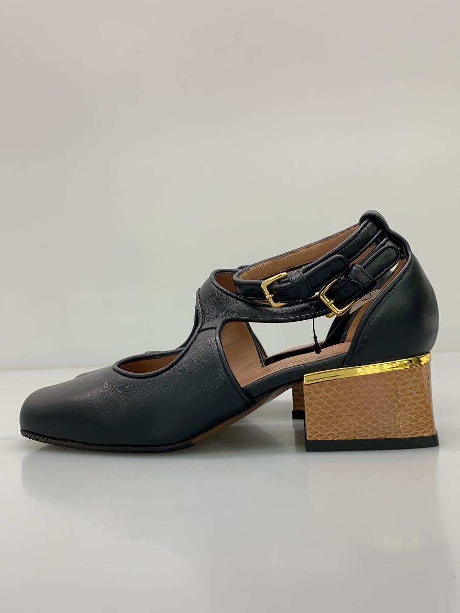 【中古】MARNI◆パンプス/35/BLK/なめし革【シューズ】