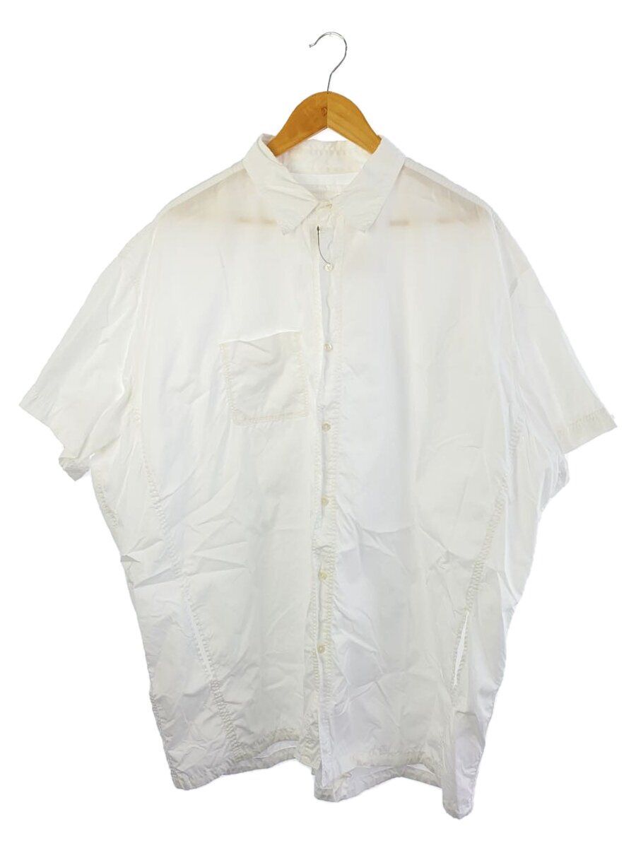 【中古】ISSUETHINGS◆半袖プルオーバー/one/綿織物/WHT/無地【メンズウェア】
