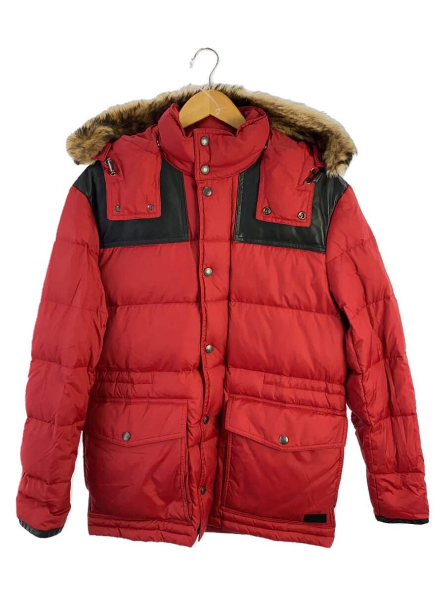 【中古】COACH◆落ち込む上衣/S/ナイロン/RED/F85822【メンズウェア】
