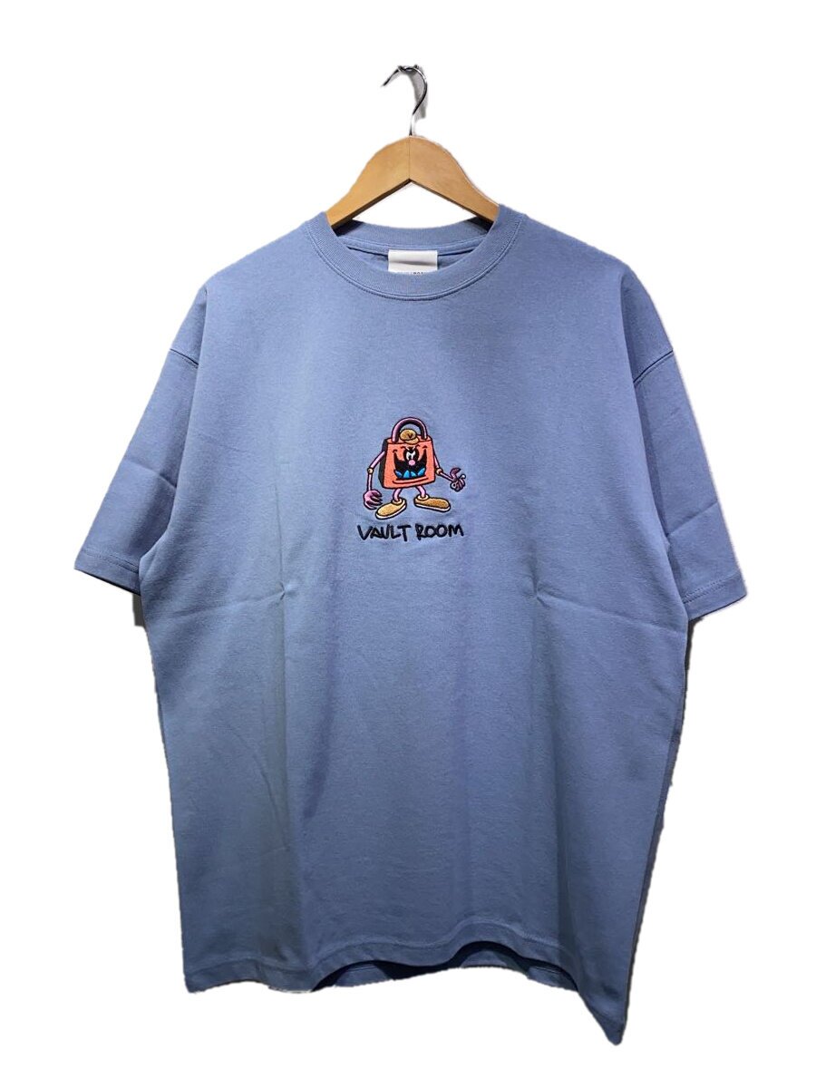 【中古】vaultroom◆DEVIL TEE/引き舟付き添い人/プルオーバー/L/綿織物/BLU【メンズウェア】