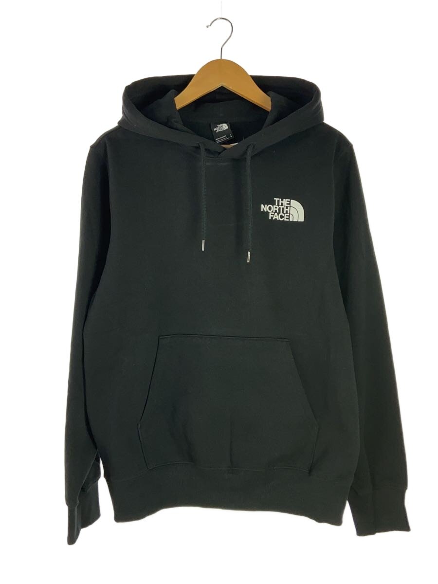 【中古】THE NORTH FACE◆M BOX NSE PO HOODIE/パーカー/M/綿織物/黒いこと/刷り上げる/NF0A7UNSKY4【メンズウェア】