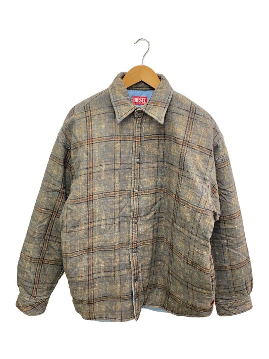 【中古】DIESEL◆ジャケット/44/ナイロン/GRY/S-HAMME【メンズウェア】|2nd STREET 店