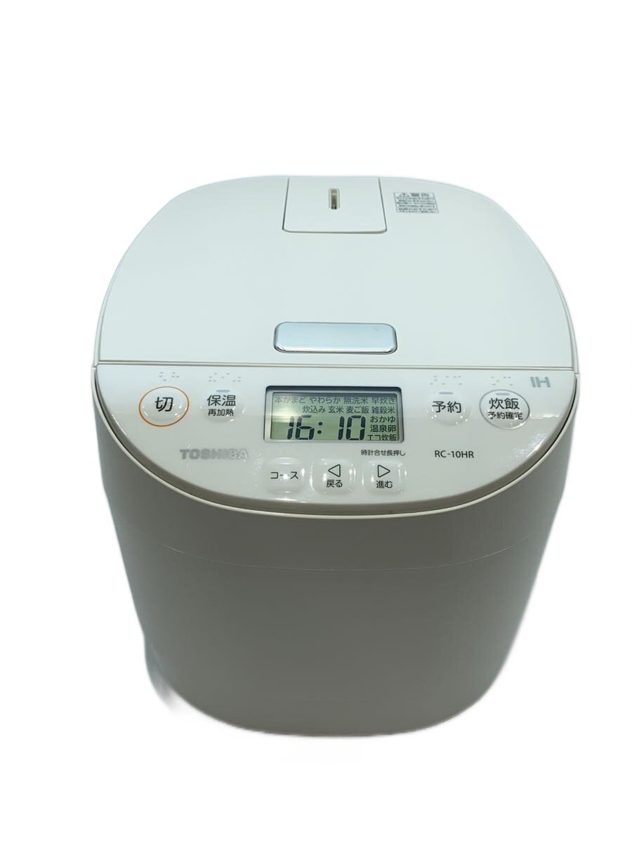 【中古】TOSHIBA◆炊飯器 RC-10HR(W)//【家電・ビジュアル・オーディオ】|2nd STREET 店