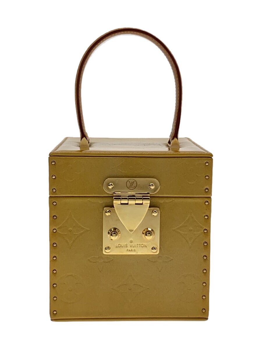 【中古】LOUIS VUITTON◆ブリーカー_モノグラム・ヴェルニ_BEG/エナメル/BEG【御徒面子】