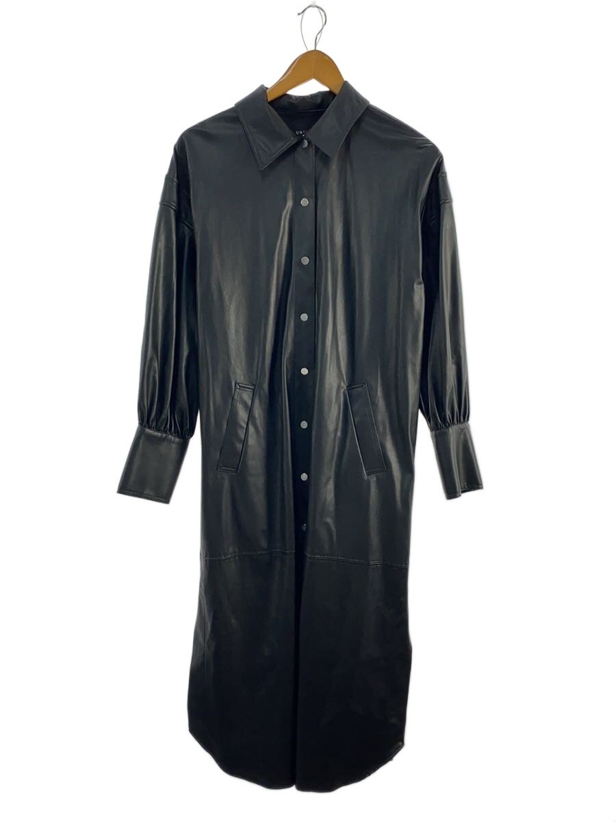 【中古】UNITED TOKYO◆厚地の外套/O/なめし革/BLK/511158001【レディース御召しもの】