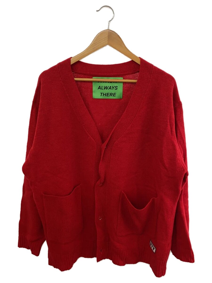 【中古】TTT_MSW◆23SS/standard cardigan/ジレー(朦々たる)/XL/RED/TTT-2023SS-KT//【メンズウェア】