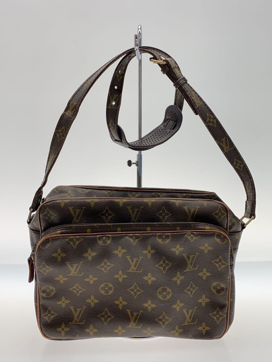【中古】LOUIS VUITTON◆ナイル_モノグラム・帆布_BRW/PVC/BRW/モノグラム【御徒面子】