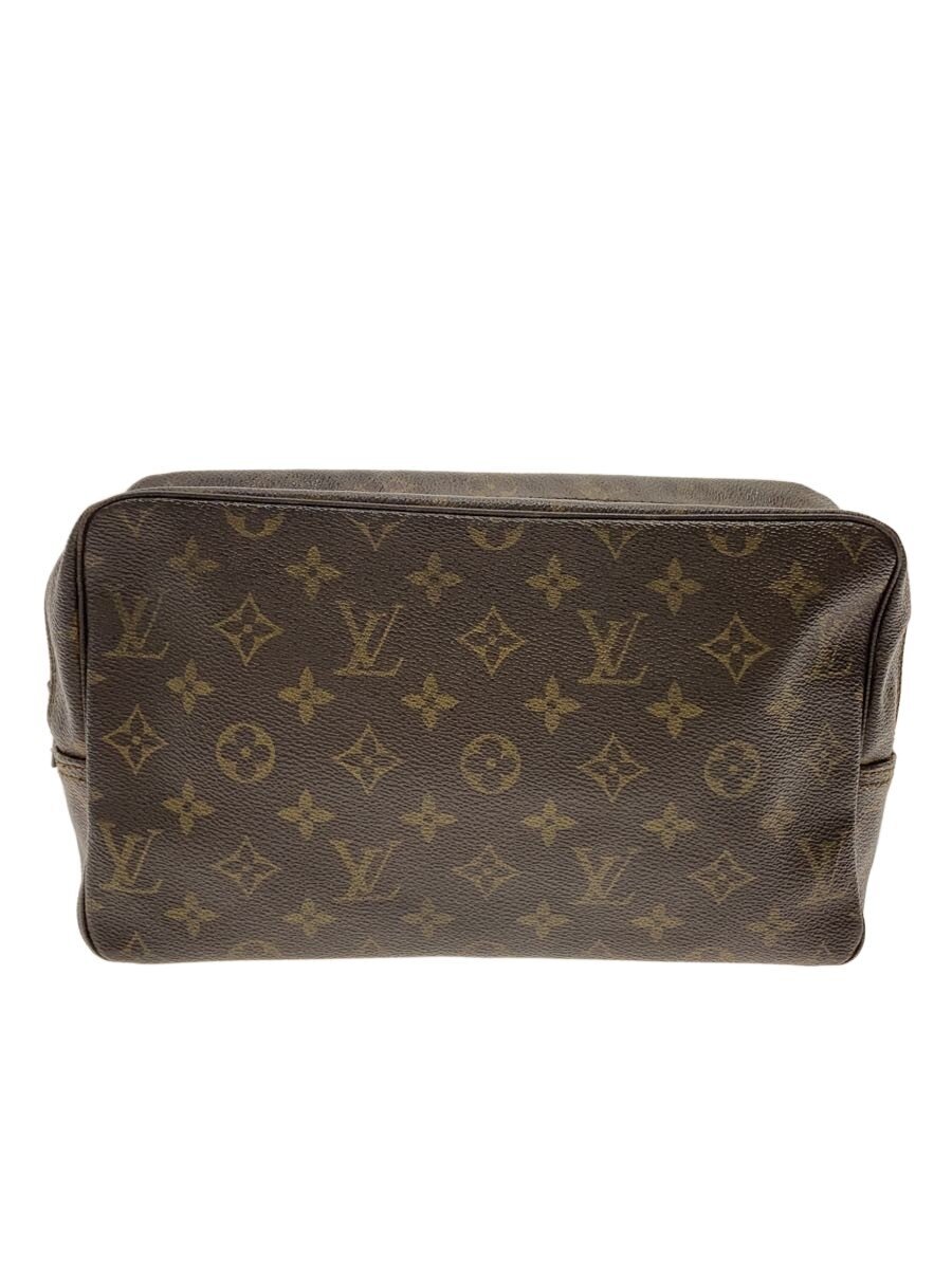 【中古】LOUIS VUITTON◆トゥルース・トワレット28_モノグラム・帆布/PVC/BRW【御徒面子】