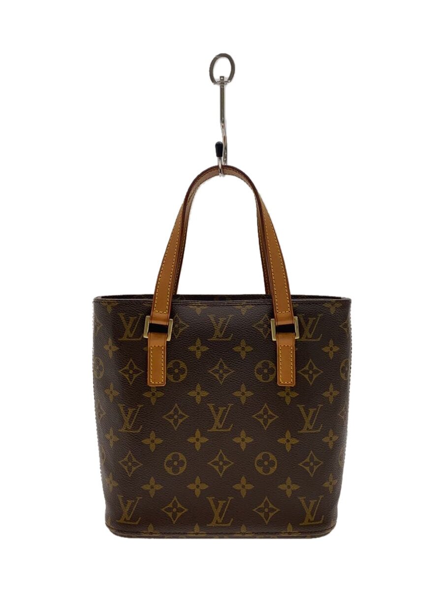【中古】LOUIS VUITTON◆ヴァヴァンPM_モノグラム・帆布_BRW/PVC/BRW//【御徒面子】