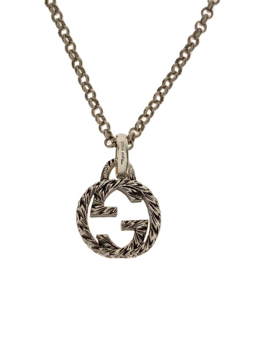 【中古】GUCCI◆首飾り/インターロッキングG/SV925/SLV/いの一番有/メンズ【服飾雑貨他】