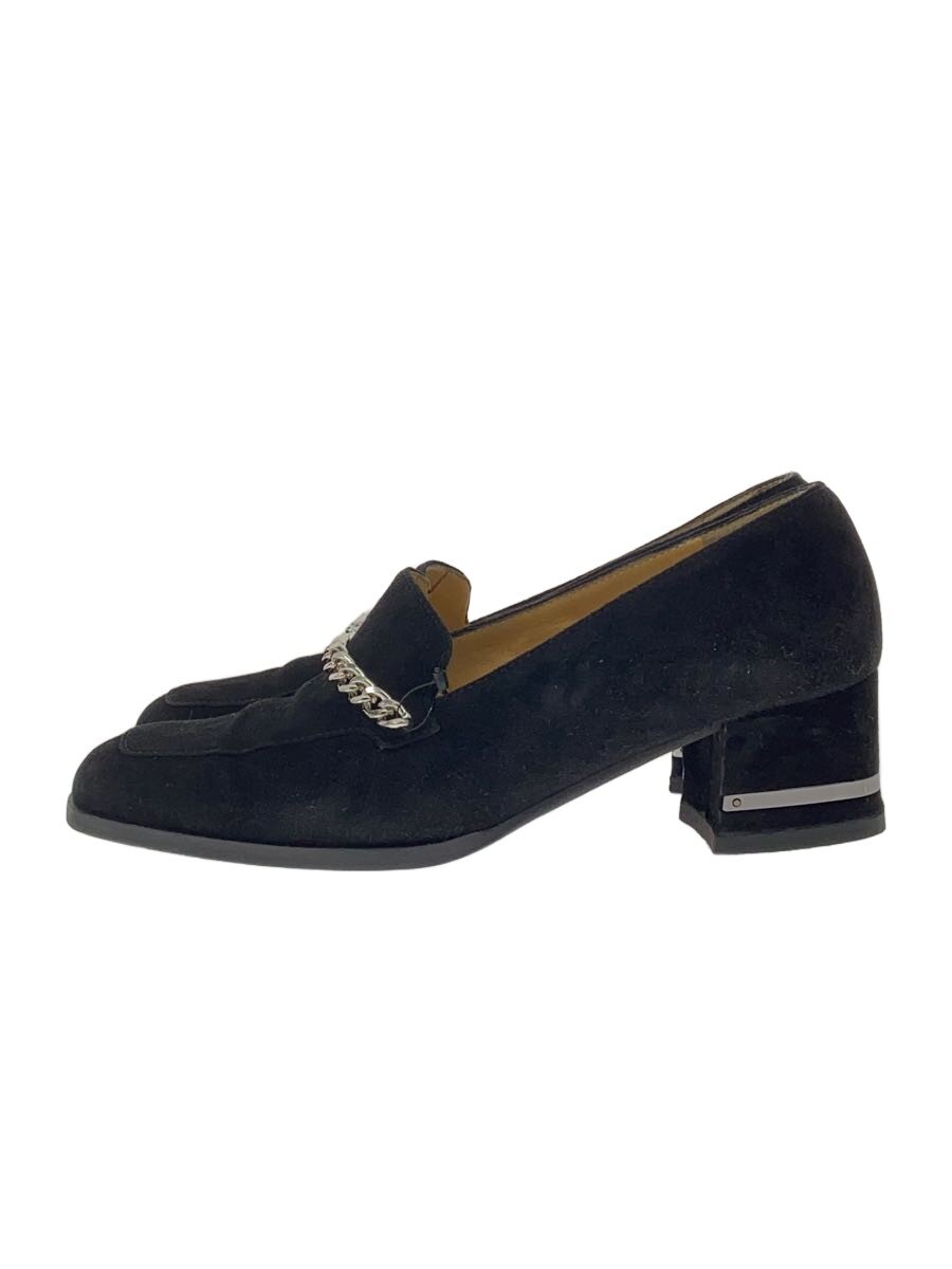 【中古】CELINE◆置き目毛皮/35/BLK/スウェード【シューズ】