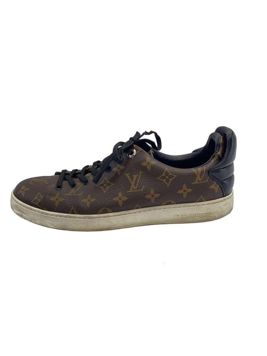 【中古】LOUIS VUITTON◆ローカットスニーカー/UK8.5/BRW【シューズ】