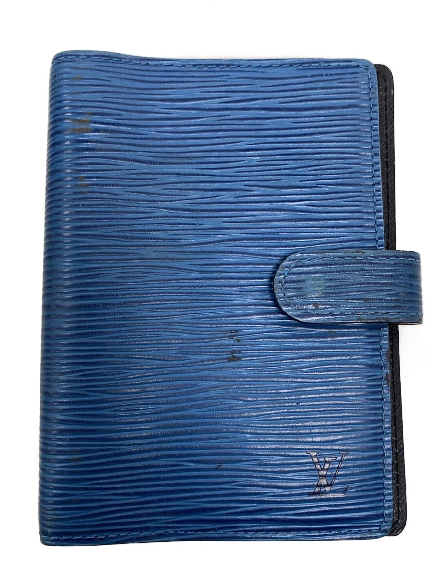 【中古】LOUIS VUITTON◆会議事項MM_エピ/PVC/青色/R20045【服飾雑貨他】