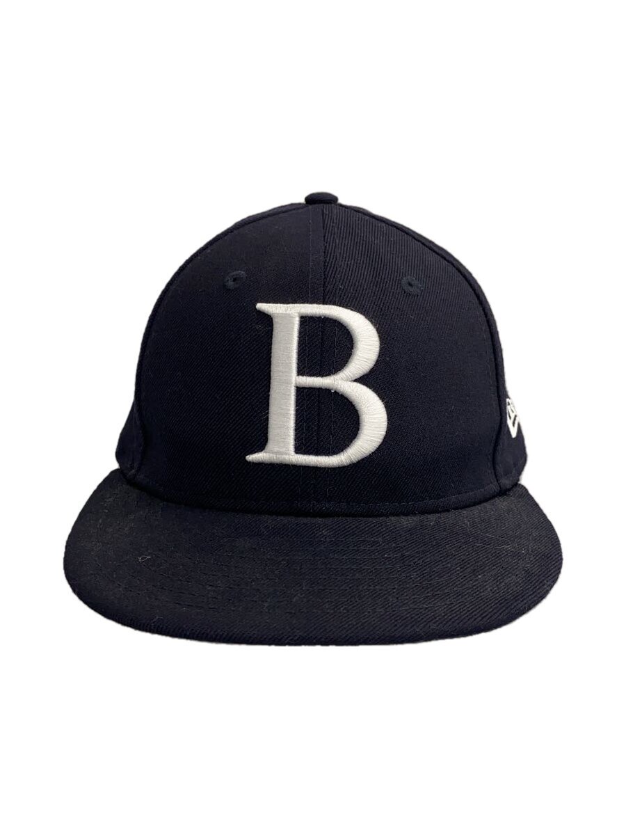 【中古】NEW ERA◆旗がしら/7/綿織物/NVY/無地/メンズ【服飾雑貨他】