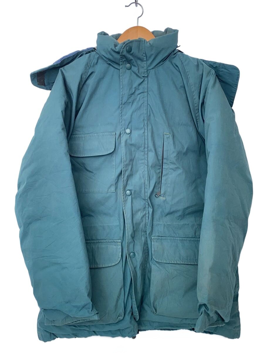 【中古】EDDIE BAUER◆80s～90s/USA製/Goose Doen/ダウンジャケット/L/ナイロン/GRN/無地【メンズウェア】｜2ｎｄ STREET 店