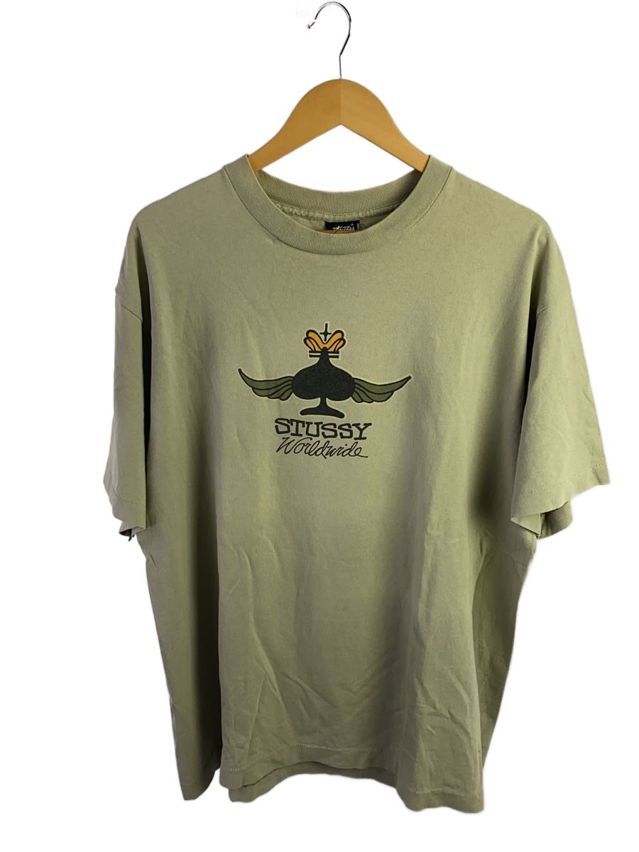 【中古】STUSSY◆プルオーバー/XL/綿織物/KHK//【メンズウェア】