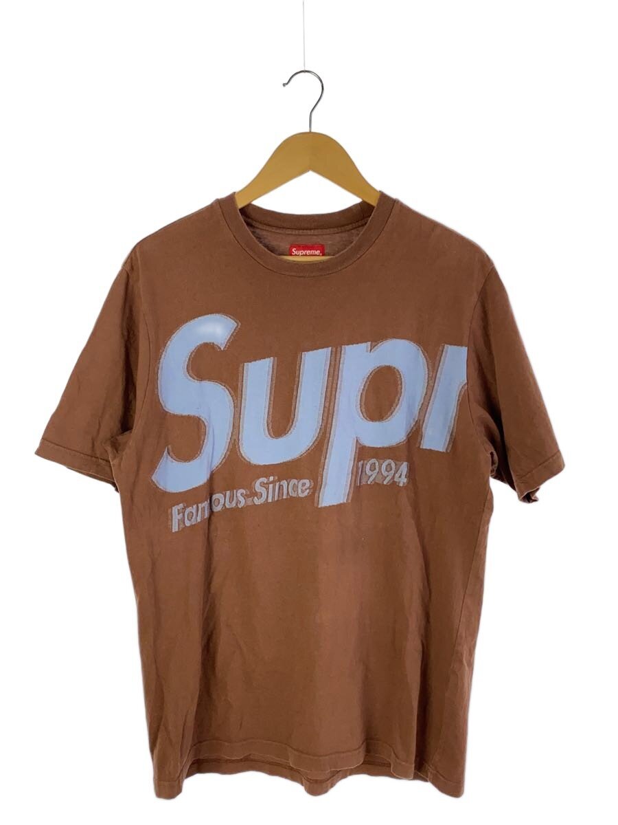 【中古】Supreme◆21SS/Intarsia Spellout S/S Top/プルオーバー/M/綿織物/BRW//【メンズウェア】