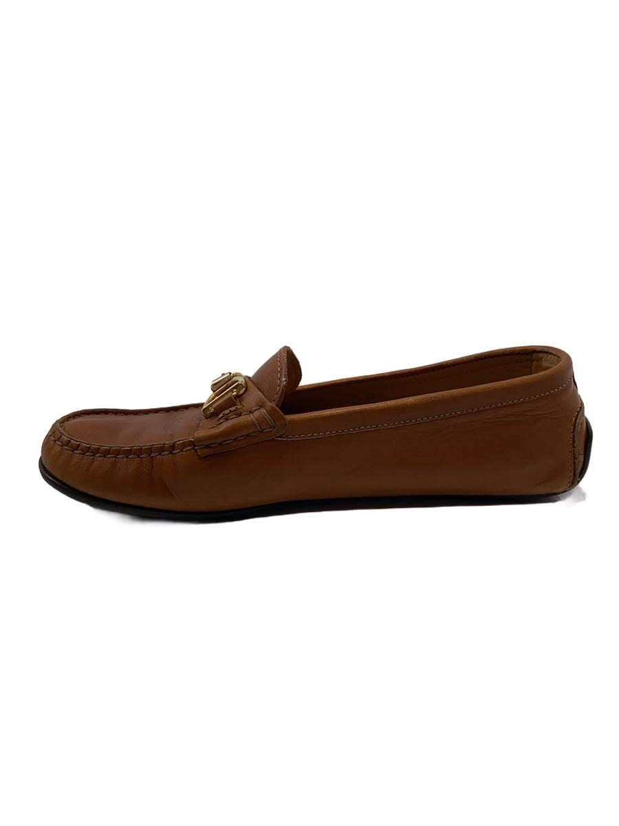 【中古】Ralph Lauren COLLECTION◆ビットローファー/37/BRW/なめし革//【シューズ】